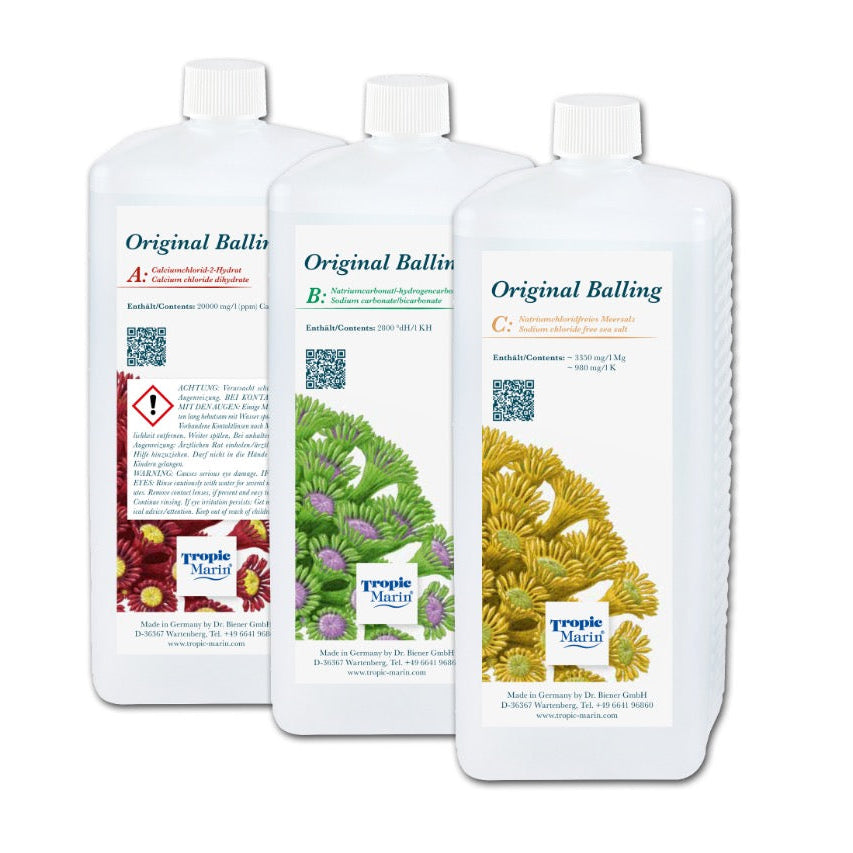 Tropic Marin Original Balling Liquid Set (3 x 1000 ml)