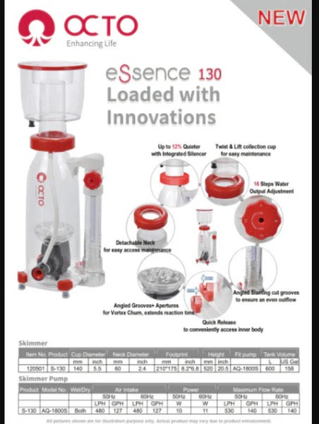 Reef Octopus - eSsence 130 Protein Skimmer