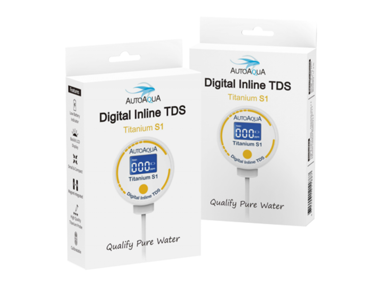AUTOAQUA - Digital Inline Tds - Titanium S1 TDS-100S
