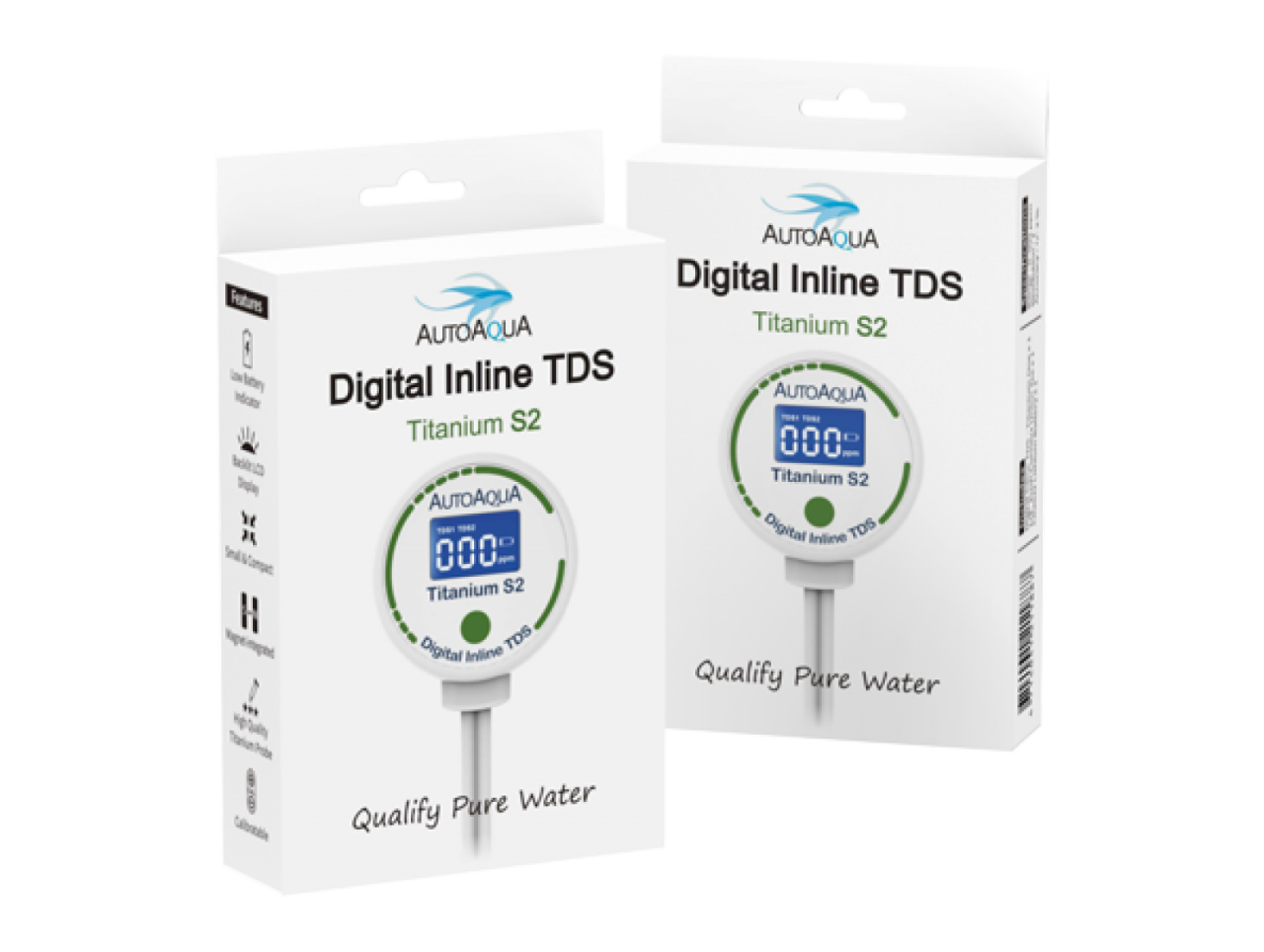 AUTOAQUA - Digital Inline Tds - Titanium S2 TDS-200S